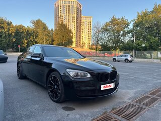 2012 BMW 7 серии 740d xDrive V (F01/F02/F04) Рестайлинг, чёрный, 2160000 рублей, вид 1