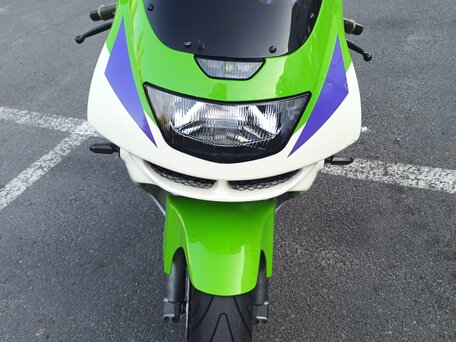 1996 Kawasaki ZX-6 Ninja, зелёный, 270000 рублей, вид 1
