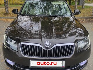 2013 Skoda Superb II Рестайлинг, коричневый, 1425000 рублей, вид 1