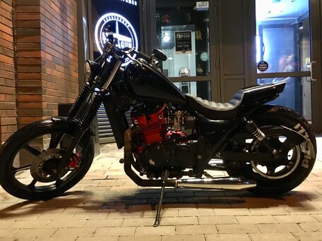 1984 Kawasaki EN500 Vulcan, чёрный, 349000 рублей, вид 5