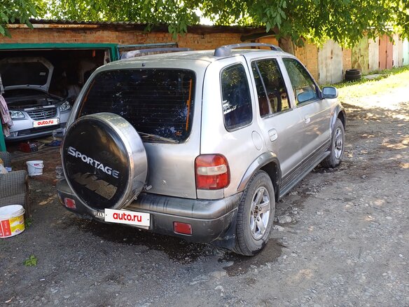 2003 Kia Sportage Grand I, серебристый, 350000 рублей - вид 3