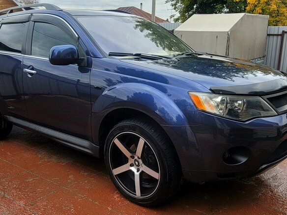 2008 Mitsubishi Outlander II, синий, 1250000 рублей - вид 5