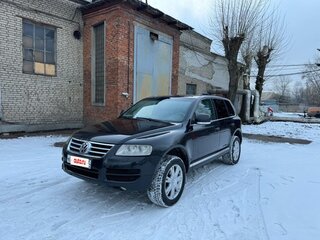 2005 Volkswagen Touareg I, чёрный, 800000 рублей, вид 1