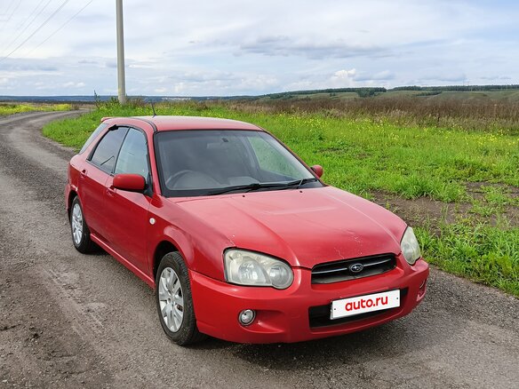 2004 Subaru Impreza II Рестайлинг 1, красный, 365000 рублей - вид 2