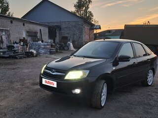 2017 Lada (ВАЗ) Granta I, чёрный, 600000 рублей, вид 4