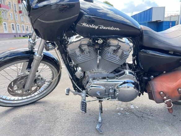 2004 Harley-Davidson Sportster 883, чёрный - вид 11