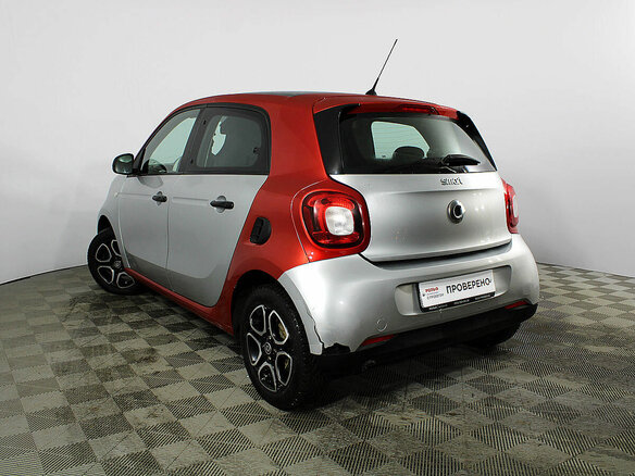 2016 Smart Forfour II, серебристый - вид 2