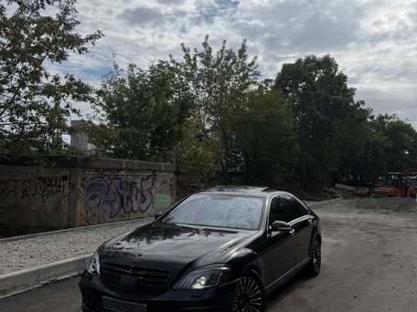 2007 Mercedes-Benz S-Класс 350 V (W221), чёрный, 750000 рублей, вид 1