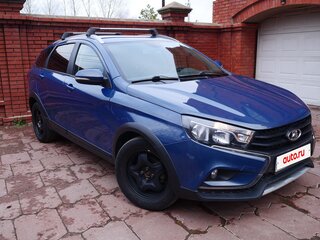 2018 Lada (ВАЗ) Vesta SW Cross I, синий, 1100000 рублей, вид 2