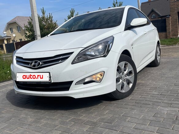 2016 Hyundai Solaris I Рестайлинг, белый, 1200000 рублей