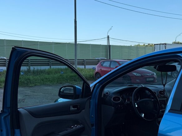 2008 Ford Focus II Рестайлинг, голубой, 480000 рублей - вид 11