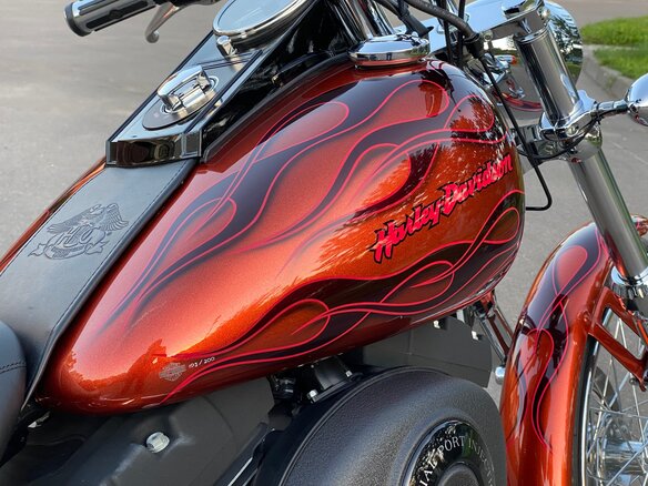 2004 Harley-Davidson Night Train, оранжевый - вид 1