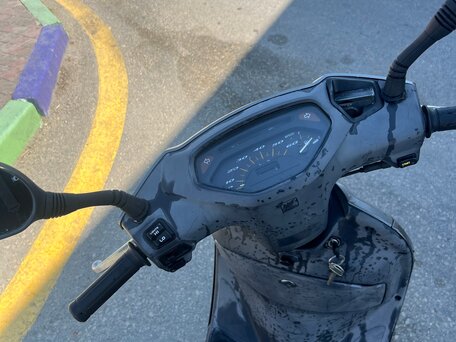 1998 Honda Lead 50, серый, 65000 рублей, вид 2