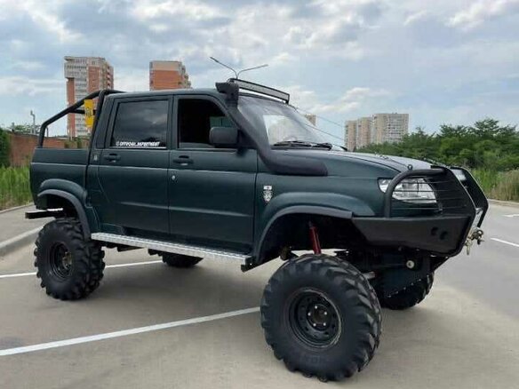 2010 УАЗ Пикап I, зелёный, 1900000 рублей - вид 4