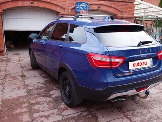 2018 Lada (ВАЗ) Vesta SW Cross I, синий, 1100000 рублей, вид 3