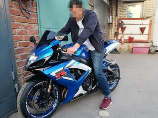 2006 Suzuki GSX-R 750, синий, 750000 рублей, вид 4