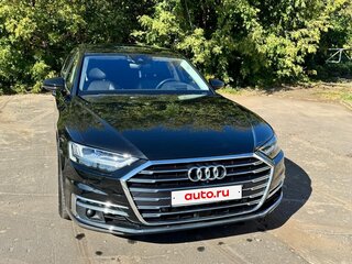 2018 Audi A8 Long 60 TFSI IV (D5), чёрный, 4800000 рублей, вид 2