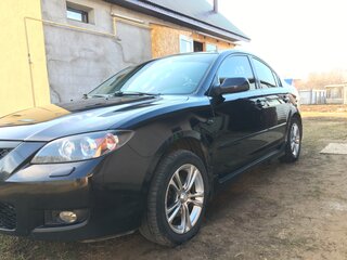 2006 Mazda 3 I (BK) Рестайлинг, чёрный, 590000 рублей, вид 2