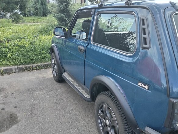 2013 Lada (ВАЗ) 2121 (4x4) I Рестайлинг, синий, 430000 рублей - вид 4