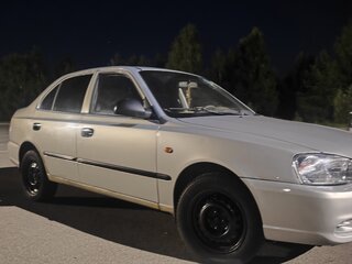 2009 Hyundai Accent ТагАЗ II, серебристый, 250000 рублей, вид 1
