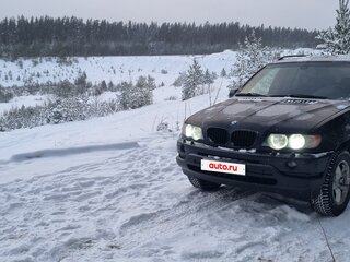 2002 BMW X5 3.0i I (E53), чёрный, 950000 рублей, вид 3