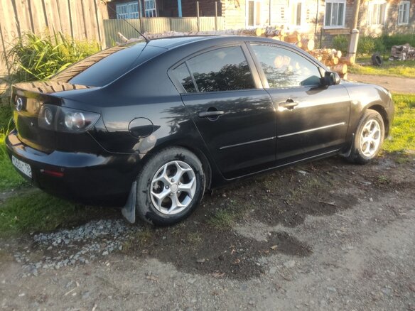 2008 Mazda 3 I (BK) Рестайлинг, чёрный, 700000 рублей - вид 7