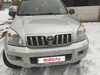 2005 Toyota Land Cruiser Prado 4-speed 120 Series, серебристый, 1500000 рублей, вид 1