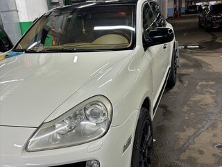 2008 Porsche Cayenne I Рестайлинг (957), белый, 1850000 рублей, вид 1