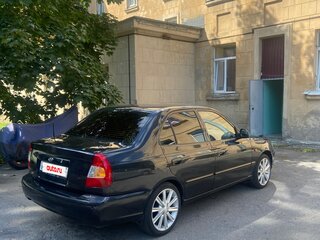 2007 Hyundai Accent ТагАЗ II, чёрный, 600000 рублей, вид 3