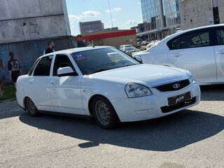 2014 Lada (ВАЗ) Priora I Рестайлинг, белый, 450000 рублей, вид 4