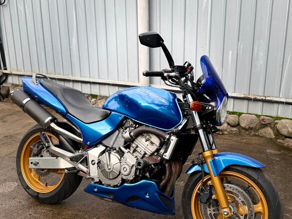 2000 Honda CB 600F Hornet, синий, 395000 рублей - вид 2