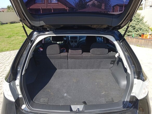 2008 Subaru Impreza III, чёрный, 580000 рублей - вид 6