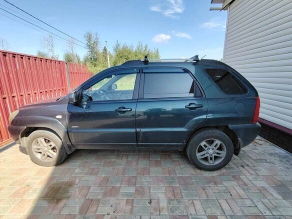 2008 Kia Sportage II, зелёный, 850000 рублей - вид 5