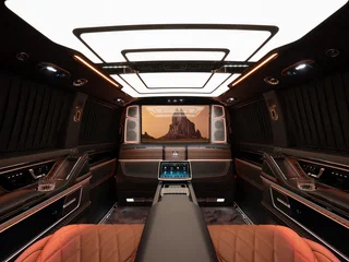2026 Mercedes-Benz V-Класс Extra Long 300 d экстра длинный III (W447) Рестайлинг 2, чёрный, 49900000 рублей, вид 5