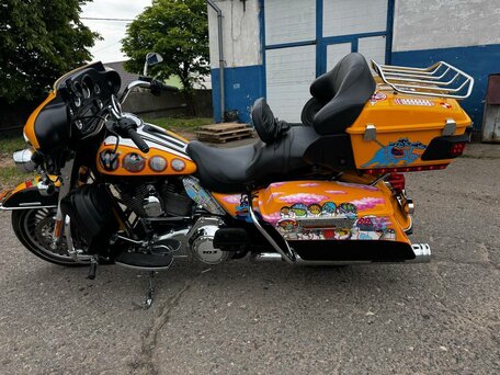 2013 Harley-Davidson Electra Glide, жёлтый, 860000 рублей, вид 2