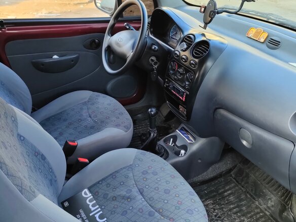 2005 Daewoo Matiz I Рестайлинг, пурпурный, 300000 рублей - вид 4