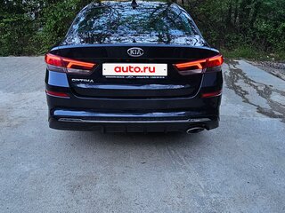 2019 Kia Optima IV Рестайлинг, синий, 1900000 рублей, вид 3