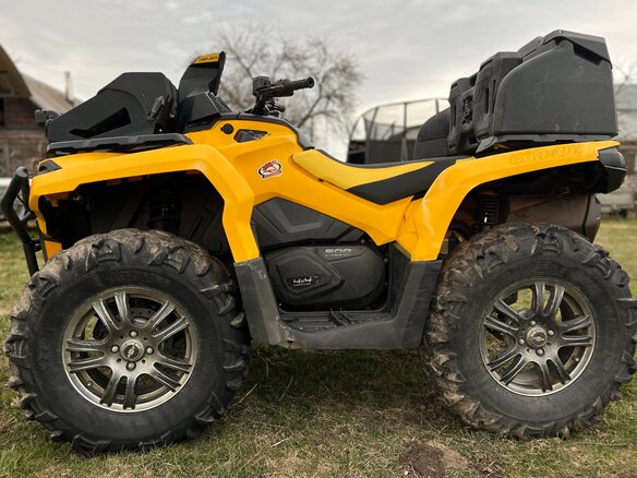 2013 BRP Can-Am Outlander 500, жёлтый, 790000 рублей - вид 5