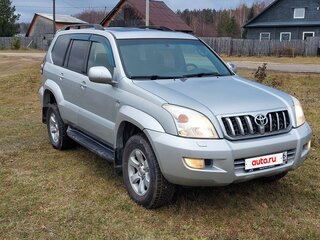 2002 Toyota Land Cruiser Prado 120 Series, серый, 1200000 рублей, вид 4