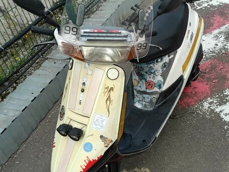 1989 Honda Tact, белый, 44444 рублей, вид 3