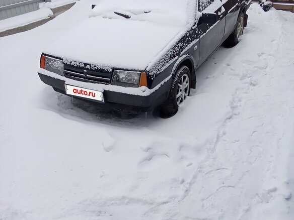 1992 Lada (ВАЗ) 21099, чёрный, 140000 рублей