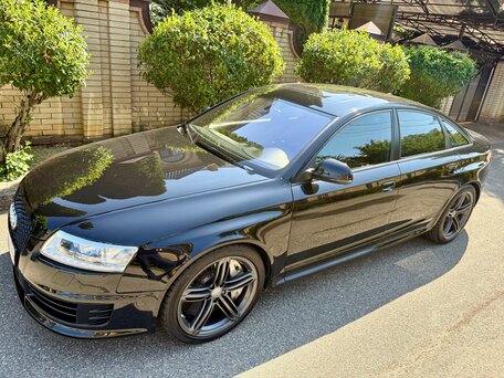 2009 Audi RS 6 II (C6), чёрный, 3680000 рублей, вид 5