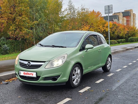 2008 Opel Corsa D, зелёный, 399000 рублей - вид 4