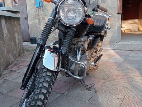 2001 Kawasaki W 650, чёрный, 450000 рублей, вид 4