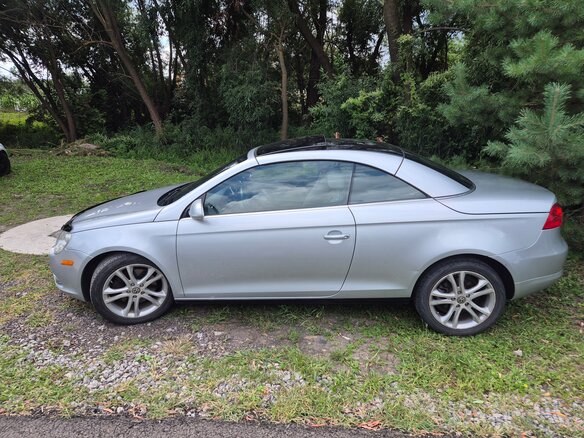 2007 Volkswagen Eos I, серебристый, 550000 рублей - вид 8