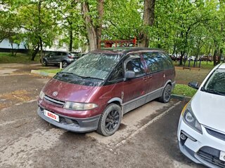 1995 Toyota Estima Lucida I, красный, 300000 рублей, вид 2