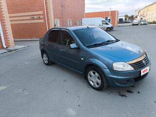 2013 Renault Logan I Рестайлинг, голубой, 675000 рублей, вид 2