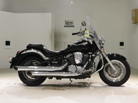 2009 Kawasaki VN900 Vulcan, чёрный, 441348 рублей, вид 1