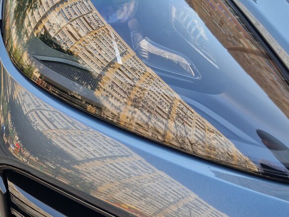2018 Porsche Cayenne Turbo III, голубой, 9050000 рублей - вид 4