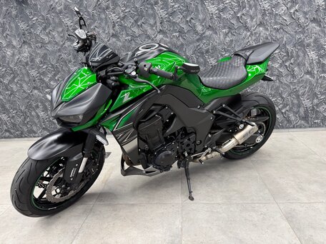 2018 Kawasaki Z 1000, зелёный, 1250000 рублей, вид 2